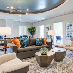Large lounge area with seating 