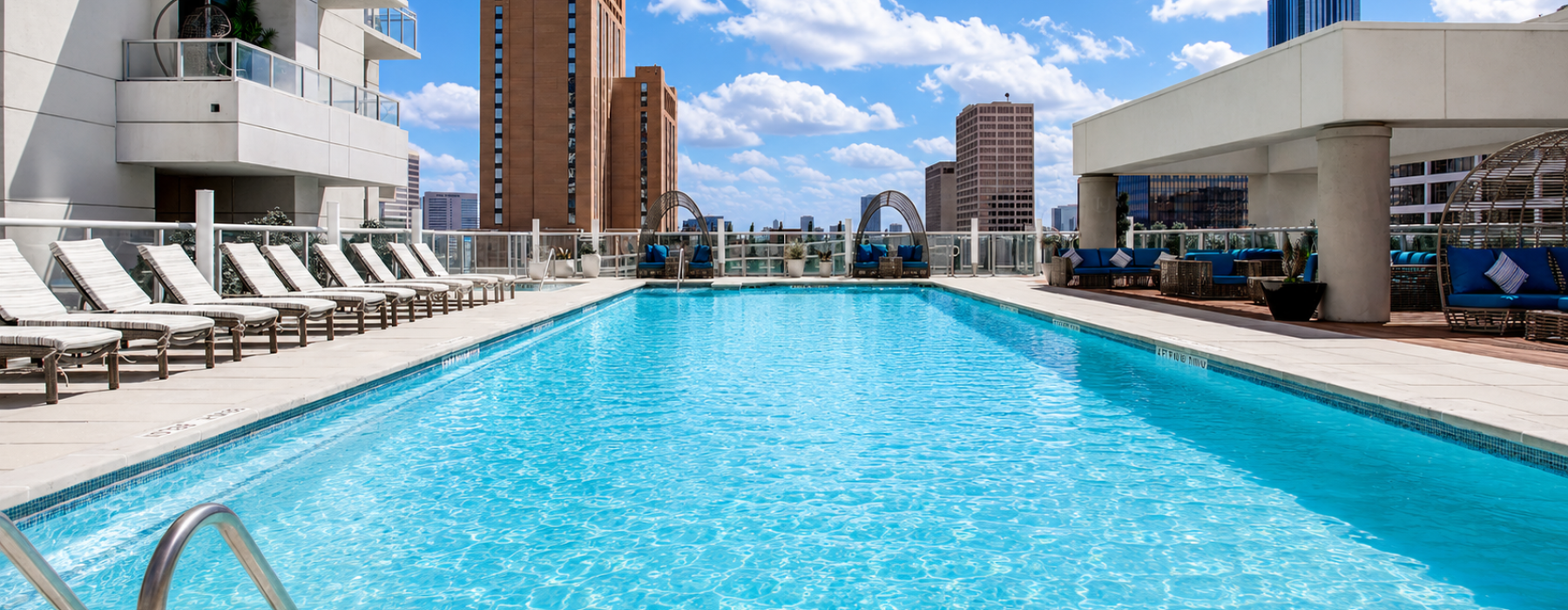resort style pool